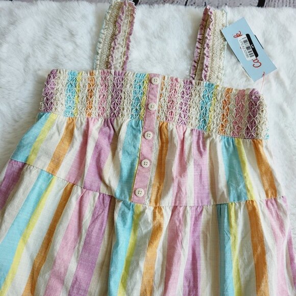 Cat & Jack, Girls' Sleeveless Short Woven Dress, 3KIDO-F - Picture 4 of 5